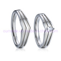 Fashion Crystal Jewelry Stainless Steel Spring Ring